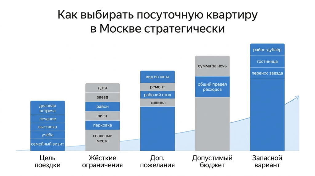 Как выбирать посуточную квартиру в Москве стратегически